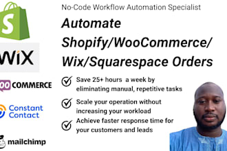 shopify woocommerce orders to goooglesheet airtable make com