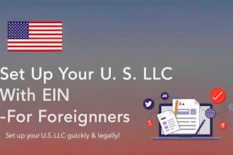 set up your new mexico llc with ein and official documents for foreigners