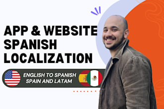 localize your app or website into spanish within 48hs