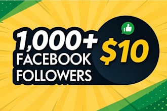 promote 1000 facebook followers fast