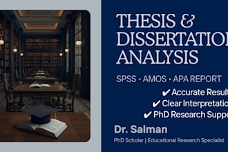 analyze your thesis or dissertation data in spss and amos