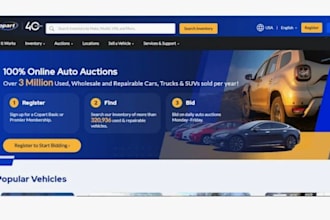 auction website auction bidding car auction multivendor ecommerce website