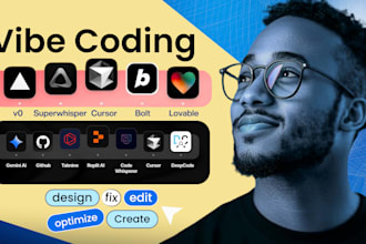 fix errors, bugs, and build vibe coded ai website and app