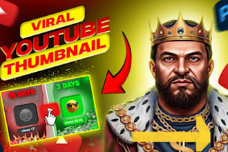 viral and amazing ai youtube video thumbnail design