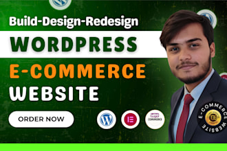 build or redesign a wordpress ecommerce website