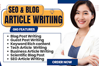 do business guestpost write SEO article tech blog post website content writing