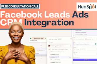 integrate meta instant forms with hubspot CRM facebook lead ads capture sync