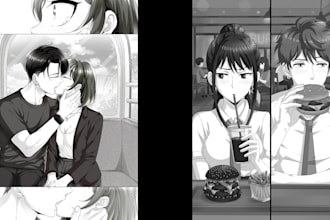 draw your light novel illustrations in manga or anime style