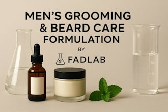 develop custom organic, beauty and cosmetic product formulations as a chemist