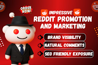promote business tech startup ai web blog products via reddit post upvote thread