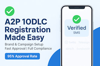 register your a2p 10dlc brand and campaign for SMS compliance