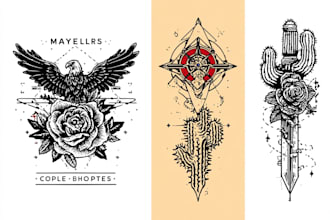 design an artistic line art or minimalist tattoo art