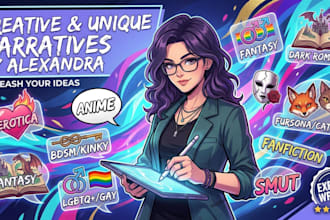 write fanfiction fantasy ya bsdm nsfw anime erotica smut