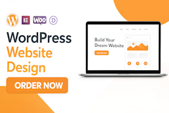 build a professional wordpress website using elementor