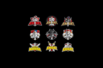 create professional and specially knight logo design