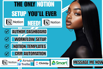 build notion authors system database outlines publishing notes marketing flows