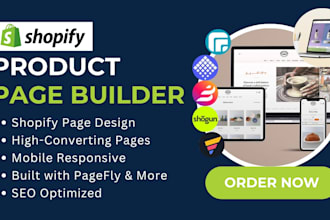 setup shopify page builder ecomposer shogun pagefly gempages beae zipify foxify