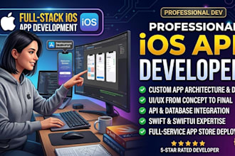 develop a professional ios app in swift for iphone and ipad