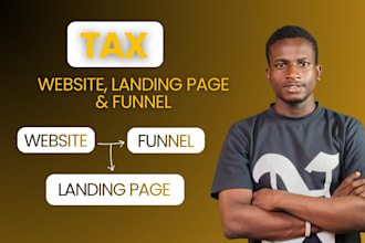 tax landing page website automation gohighlevel ghl funnel webinar tax workflow