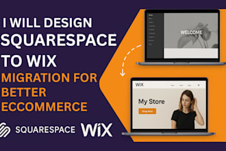 migrate squarespace website to wix with ecommerce features