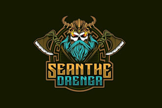 design epic viking stream logo