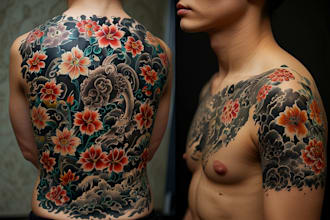 making a personalized japanese style tattoo design