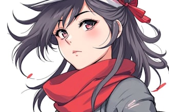 draw your characters and fanart in semi realistic art