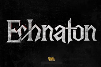 design a demonic black metal logo