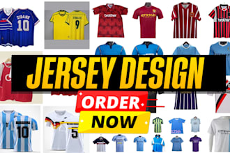 design unique football jersey for you