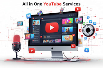 create and setup youtube channel, logo, and channel art