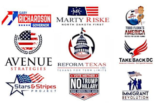 do creative political campaign election party appealing logo