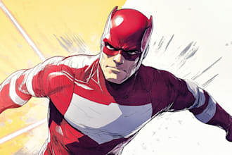 make professional comic superhero portraits