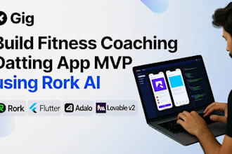 build fitness, coaching, dating mobile app, rork ai connect backend, api onspace