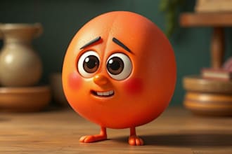 draw any object as a cartoon characte