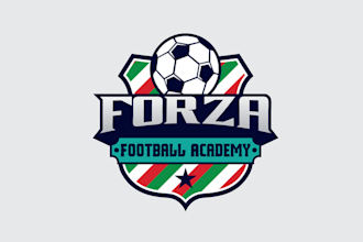 design excellent youth football academy logo