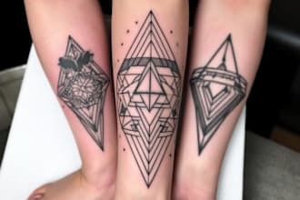 create unique custom geometric tattoo design