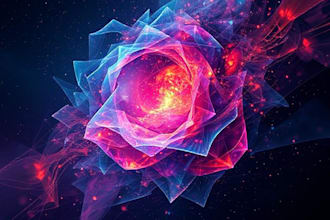 create unique digital abstract art