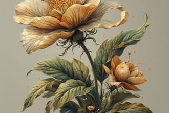 do realistic botanical illustration