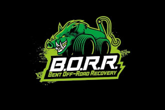 design bent off road recovery logo