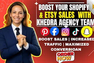 build shopify marketing funnel and facebook ads for ecommerce sales