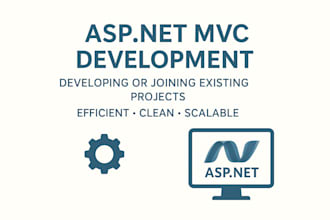 develop or join your existing aspnet mvc project