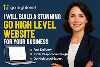 design and develop a custom go high level website