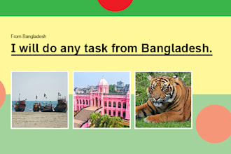 do any task from bangladesh