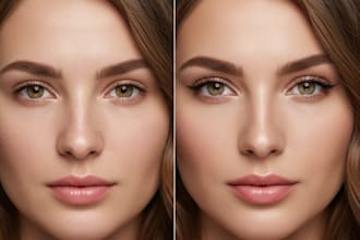 professionally retouch portraits and headshots for natural flawless results