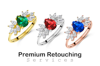 do jewelry photo retouching and editing for ecommerce
