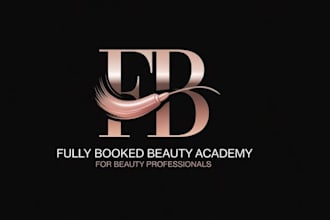 create a modern and feminine beauty logo design
