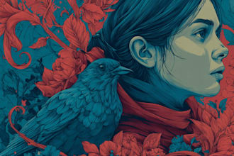 draw vector illustrations in a flat, modern style