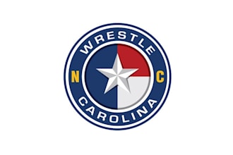 design modern wrestling media organization logo