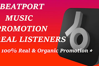 do organic beatport music promotion for real listeners