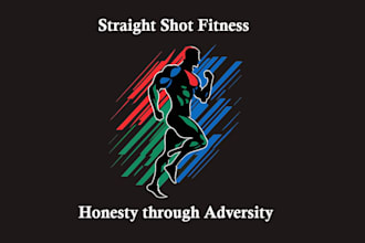 design looking bold youth wrestling fitness club logo